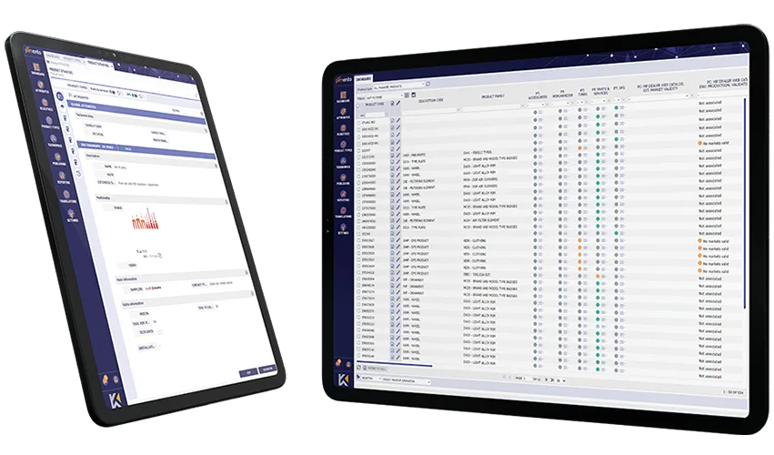 Key technologies Product Information Management pim